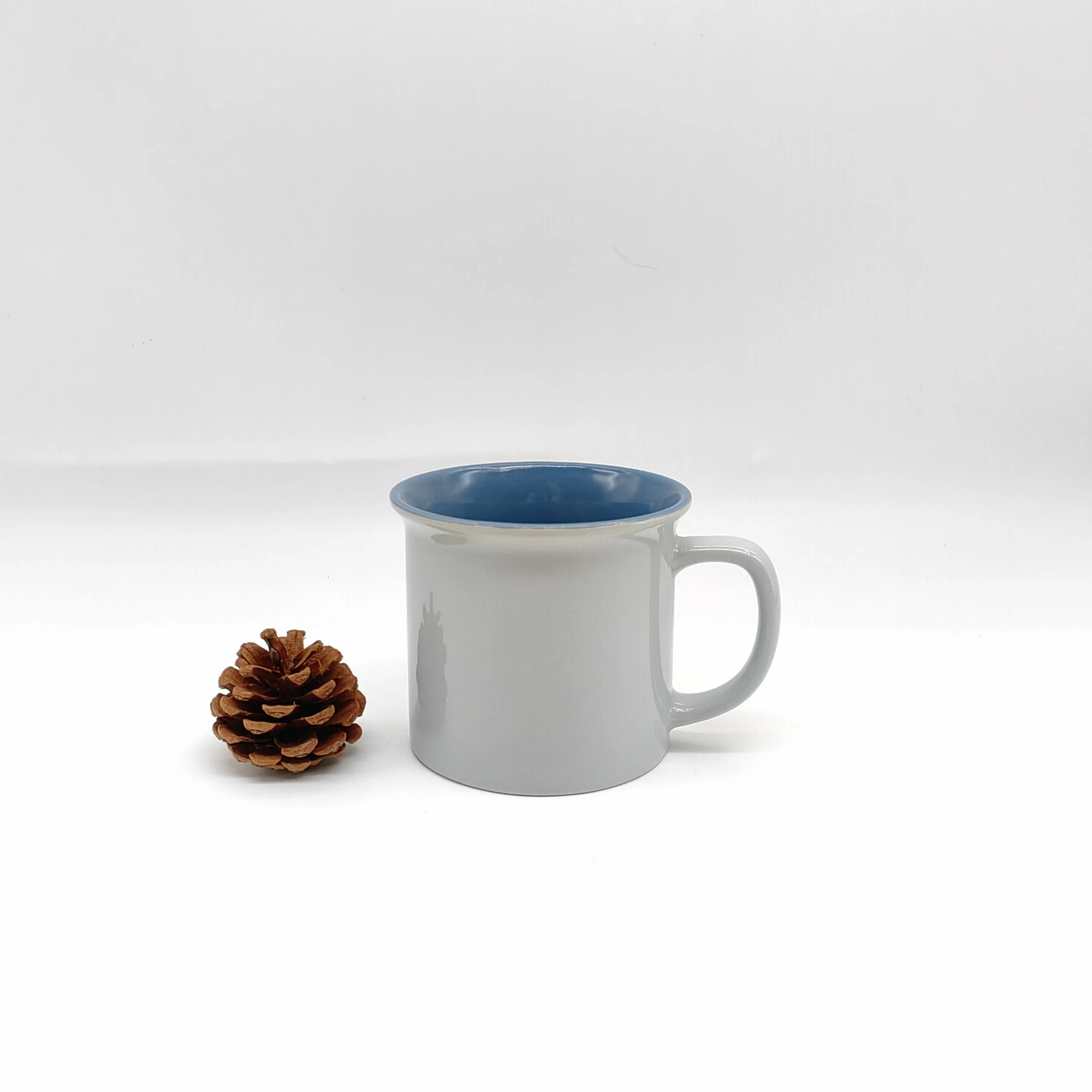 Moderne Farbe glasierte Kaffeebecher Set von 4, perfekt für Latte, Tee