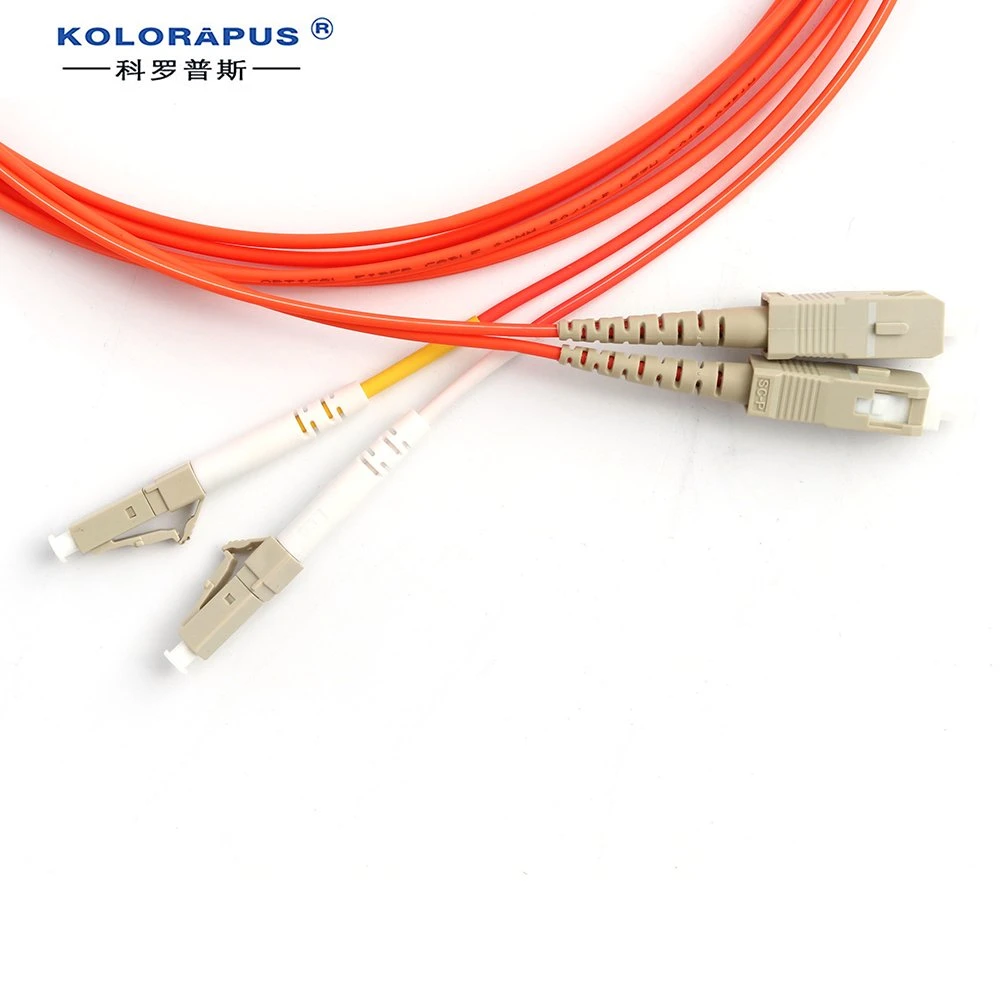 LC to Sc Single-Mode Duplex Fiber Optic Patch Cable for Transmitted Equipment