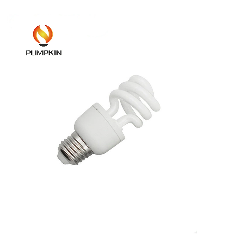 7W E27 2700-6500K Half Spiral Lamp