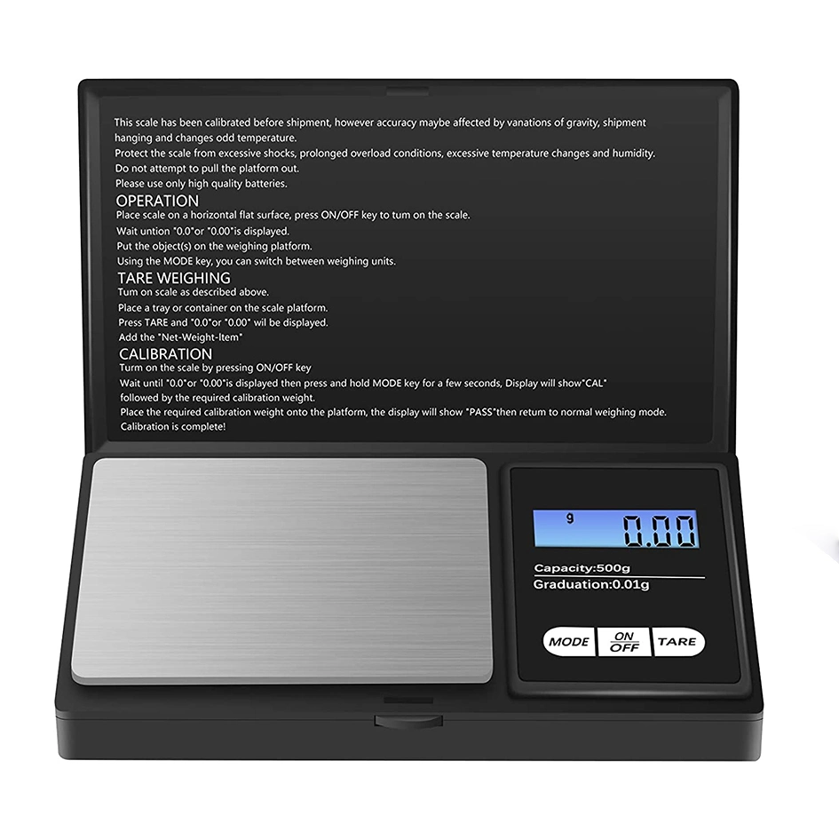 Digital Scale 500g 0.01g 7 Measure Units Kitchen Scale