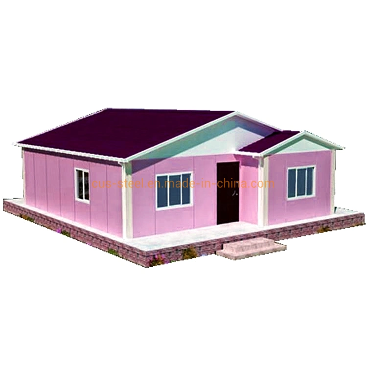 Low Cost Prefabricated Steel Frame Villa Long Lifespan Luxury Modular House