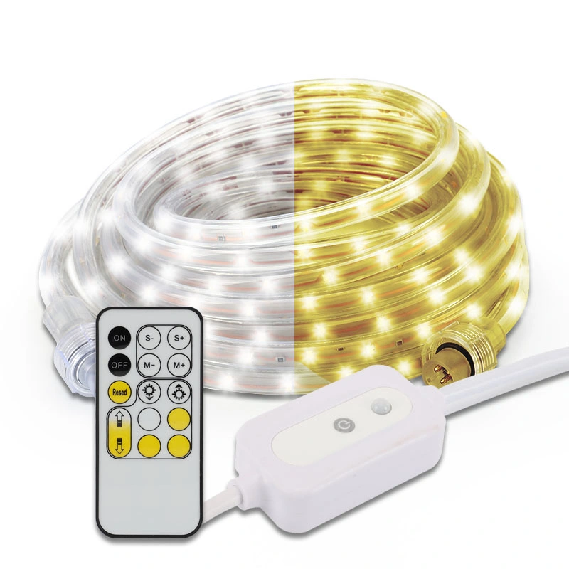 RGB Color Changing SMD LED Waterproof Outdoor/Indoor Flexible Strip Light/LED Home Decoration Rope Light