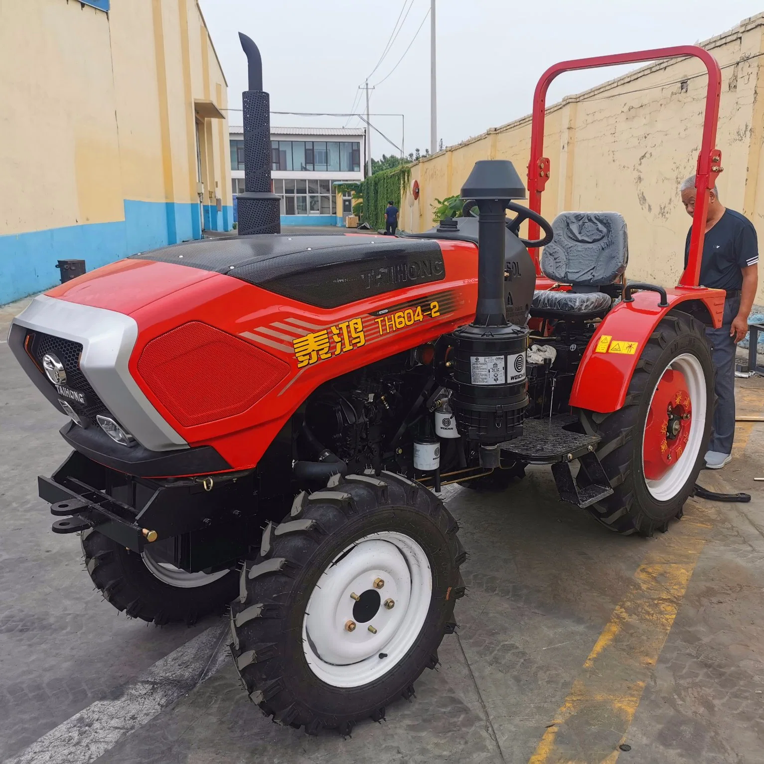 Máquinas agrícolas 45HP 4WD Mini-pequena fazenda compacto o trator fabricado na China