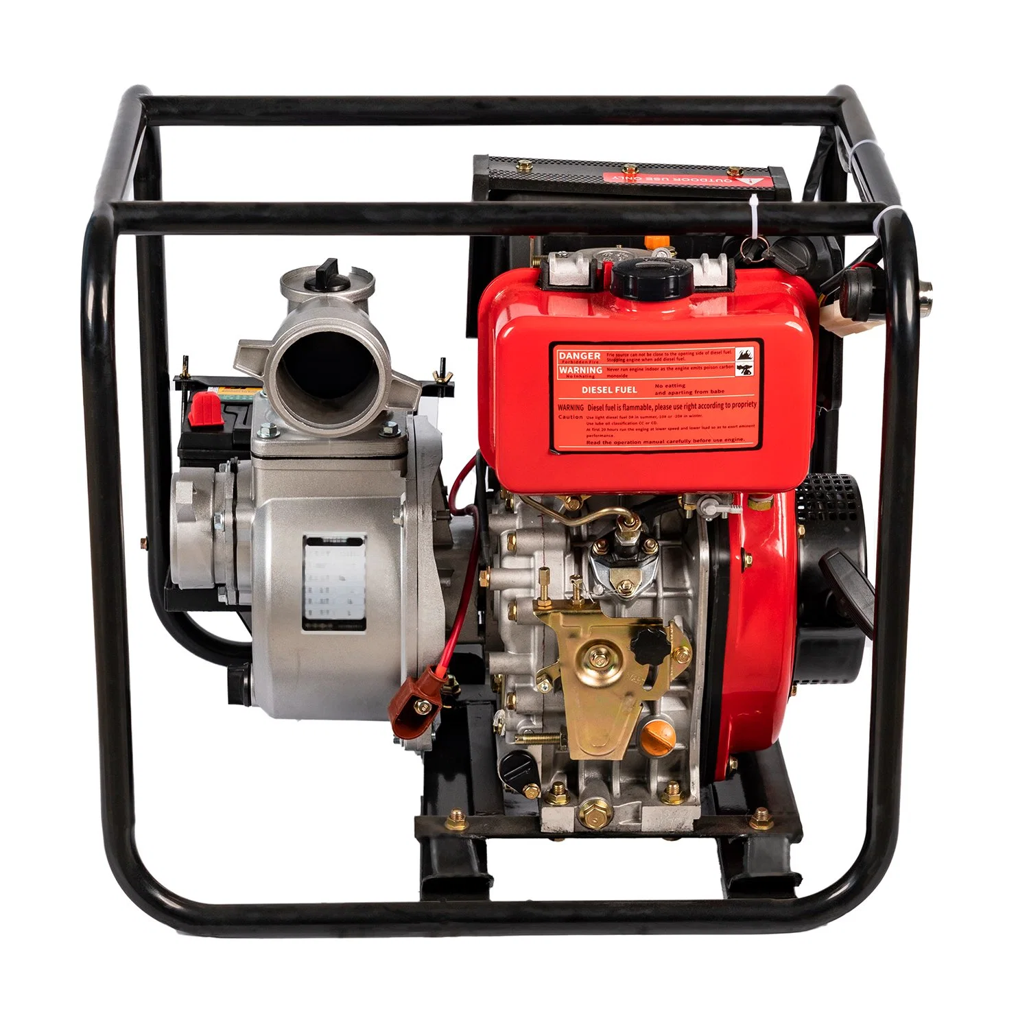 3 Inch Electric Start 10HP Air-Cooled Diesel Engine High Pressure Water Pump