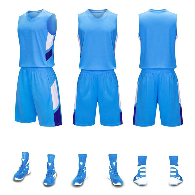 New Design Basic Cheap Dri Fit Basketball Jersey and Shorts Uniform Set Suits