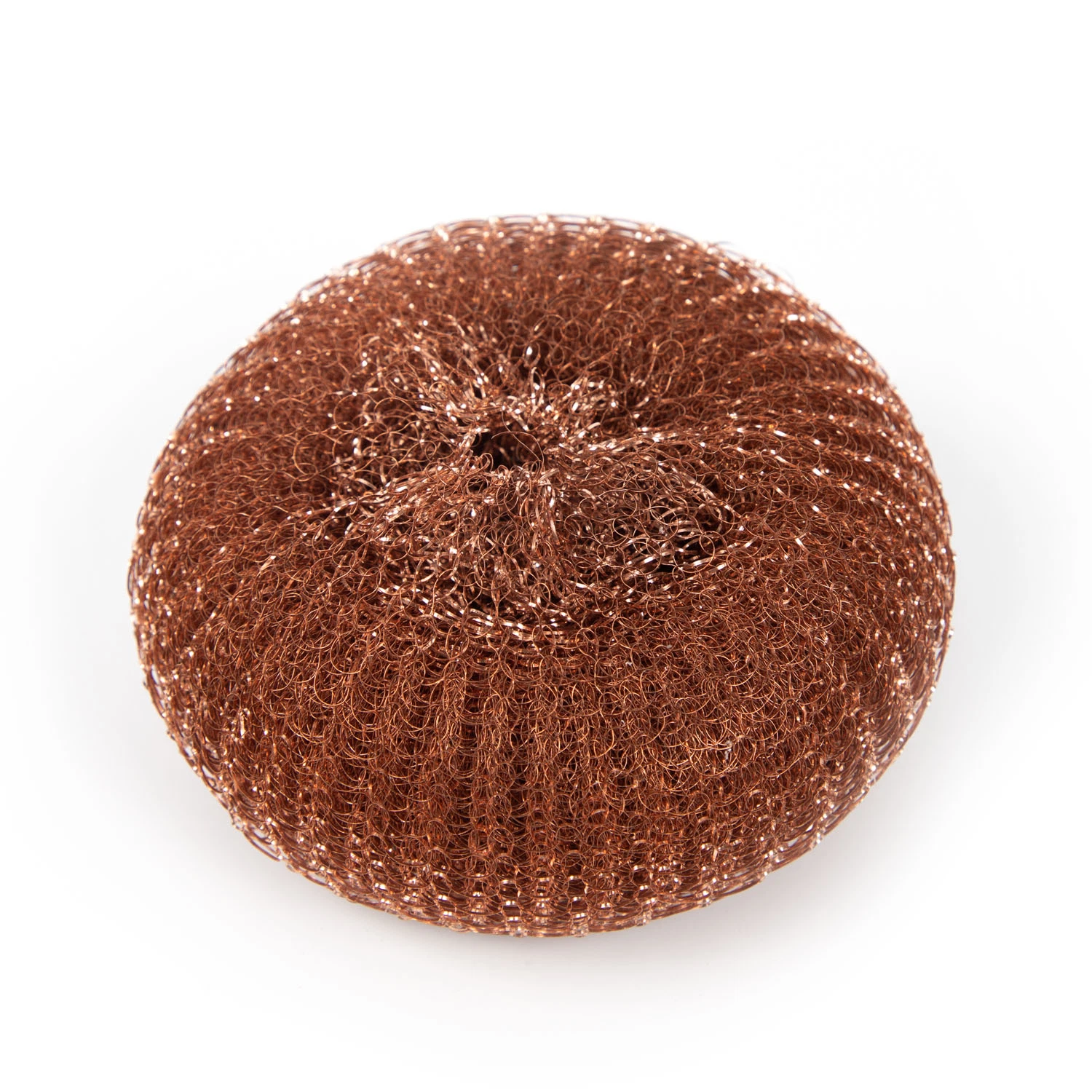 Copper Plated Stainless Steel Wire Pot Scourer Cleaning Ball