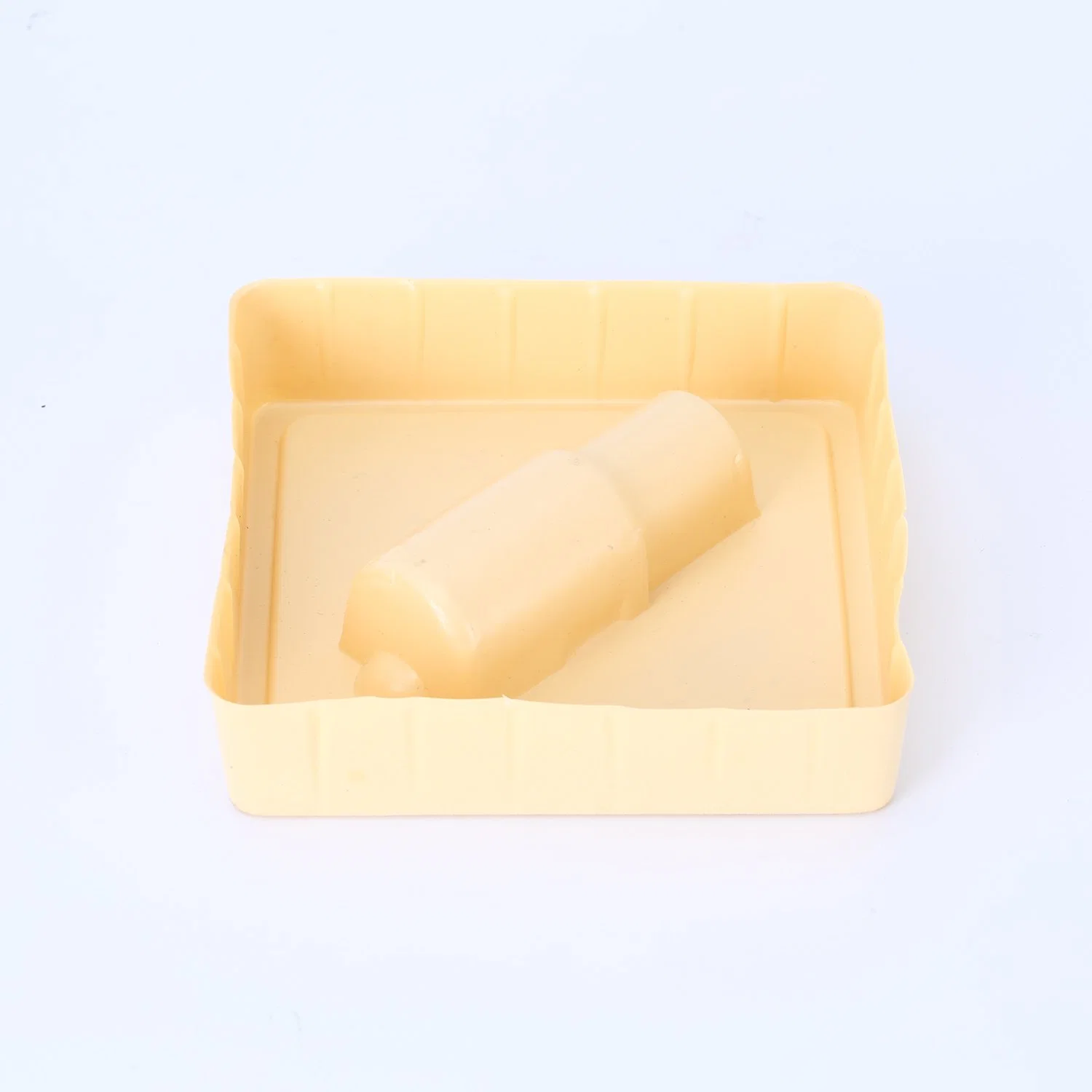 High-End Beige PS Flocking Blister Inner Tray for Health Care Packaging