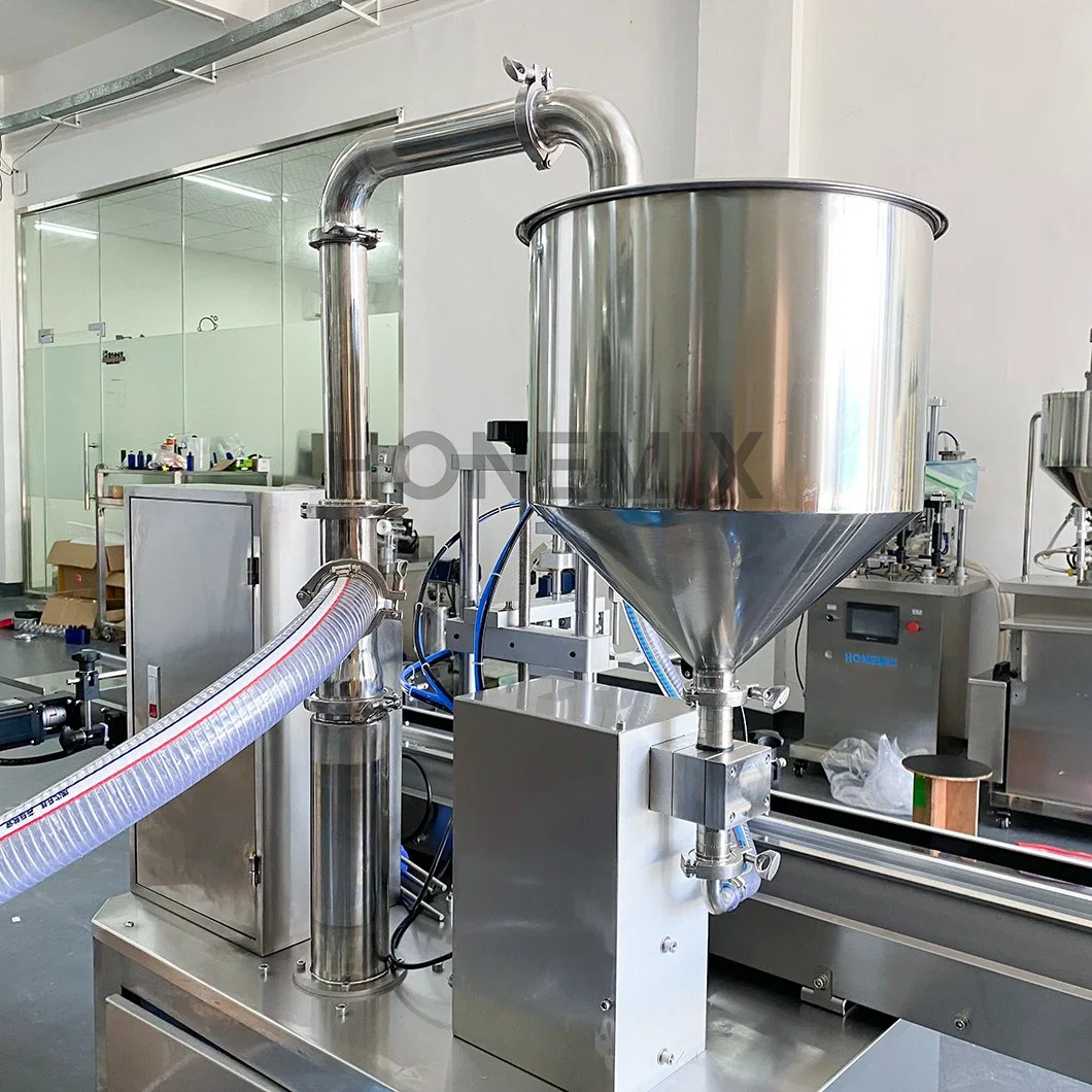 Hone Auto Cosmetic Paste Shampoo Liquid Soap Bottle Food Tomato Jar Sauce Filling Machine Lobe Pump