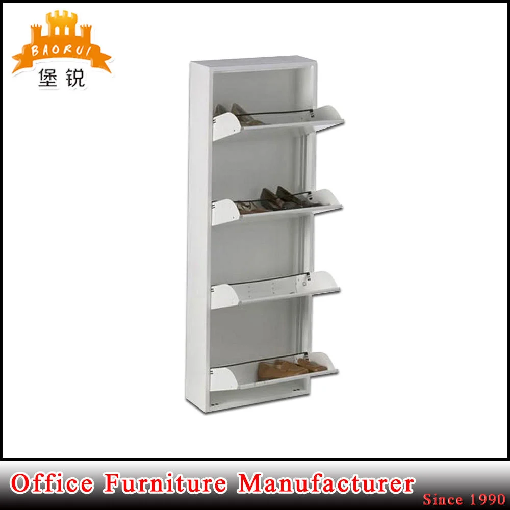 Jas-036b Low Price Style Furniture Customized Steel Lockable Shoe Cabinet