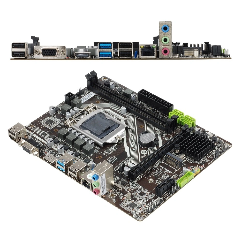 Placa mãe Esonic H110 LGA1151 M.2 Matx Desktop para a geração 6/7/8/9