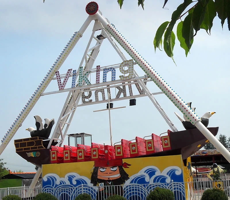 Für Kinder beliebtes Thema Thrill 16/24/ 60people Piratenschiff Unterhaltung Fahrten Spielplatz Im Freien