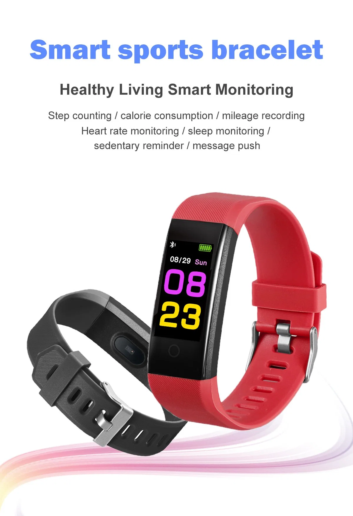 Smart Bracelet Artificial Heart Rate Not Waterproof Watches Sport Smart Watch