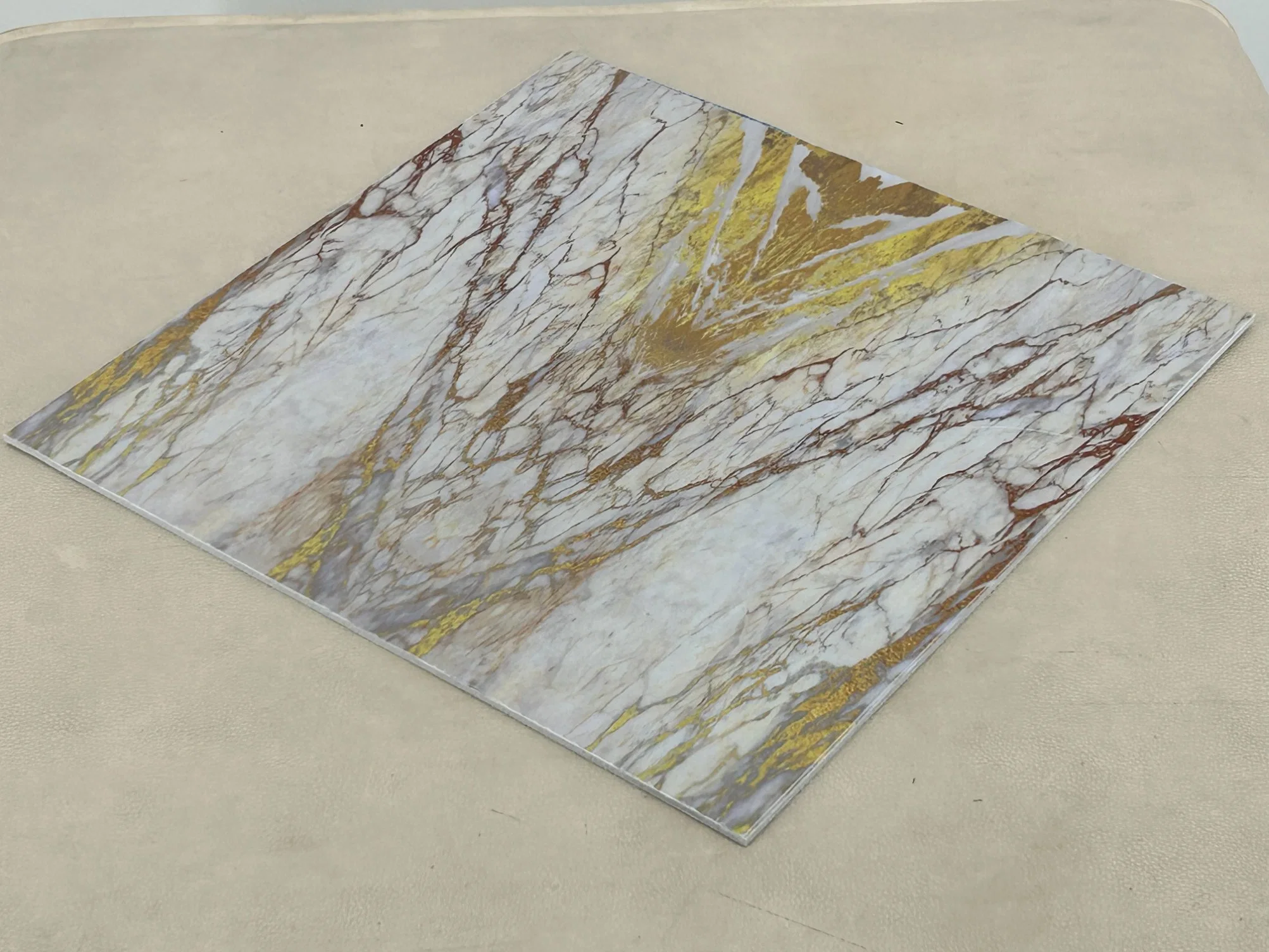 New Colours Indoor Use 1.22m Marble Sheet UV Board