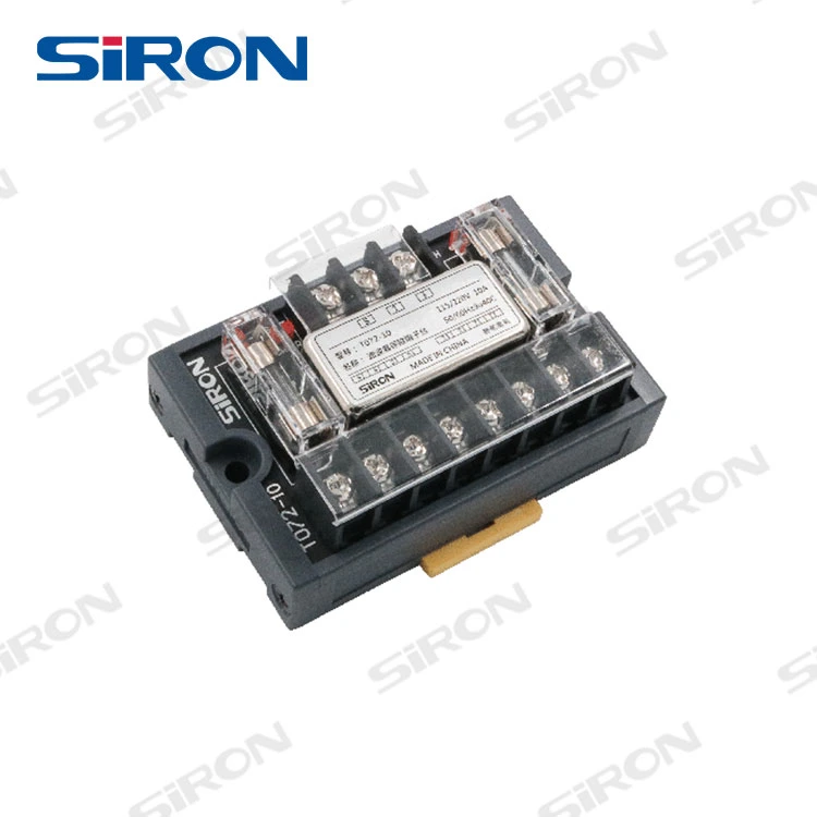 Siron Special Design for AC Control Circuit 3in1 Function LED Warning Power Supply Filter Terminal Block
