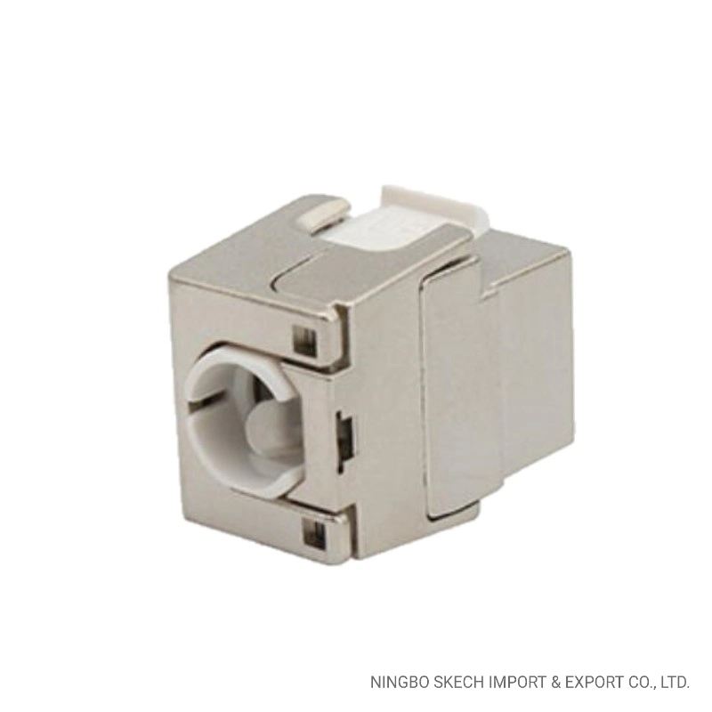 Cat5e RJ45 Keystone Jack Shield FTP Network Keystone Jack Ethernet Connector Jack RJ45 8p8c 180&deg; Keytone SFTP Tooless Module