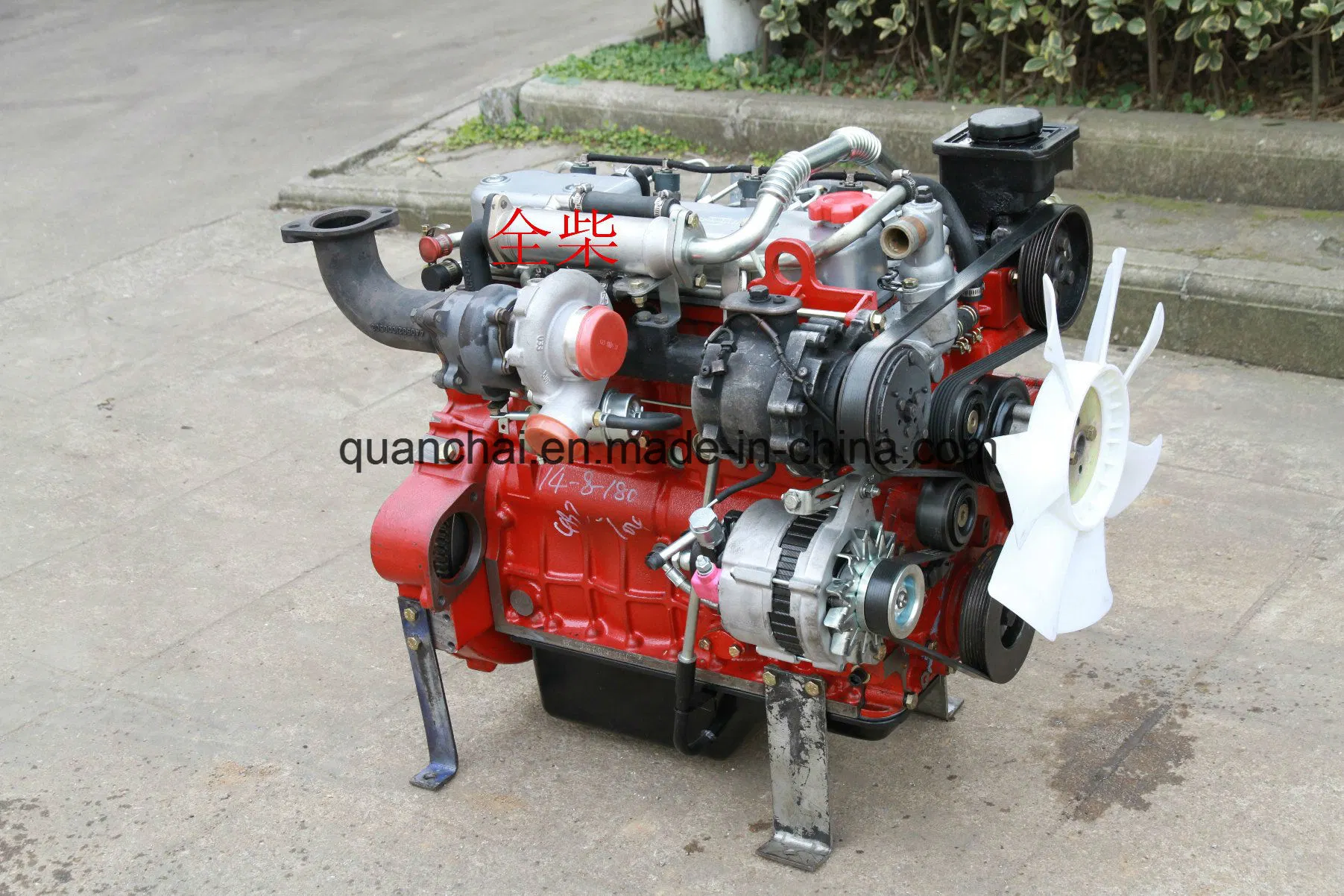 85kw 100kw 2800 RPM motor Diesel de Trubo cargada para automóvil