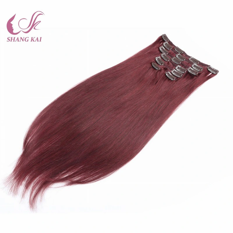 Brazilian Human Hair Clips Hair Extension