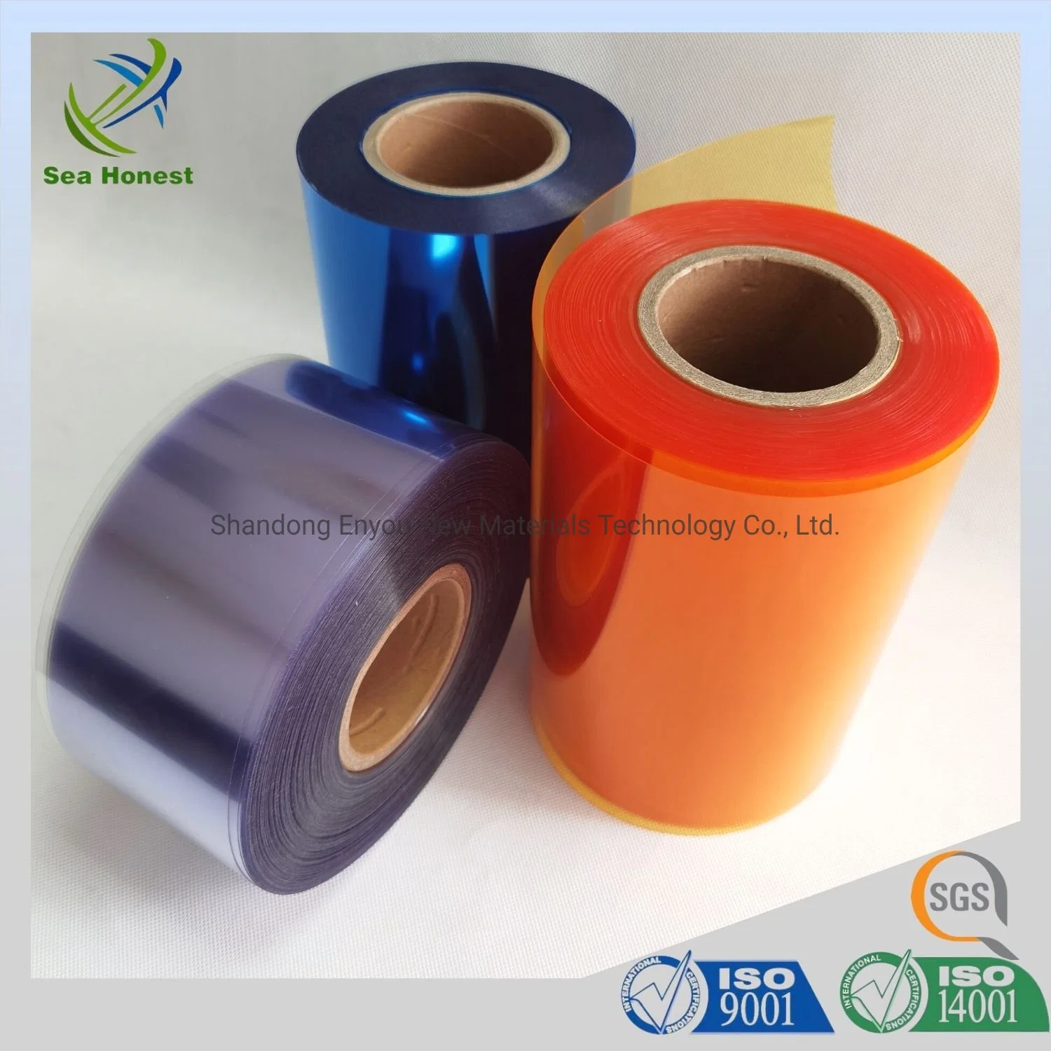 China Factory Clear Transparent Thin Plastic Rigid PS PLA PC PETG PP Pet PVC Film Roll Sheet