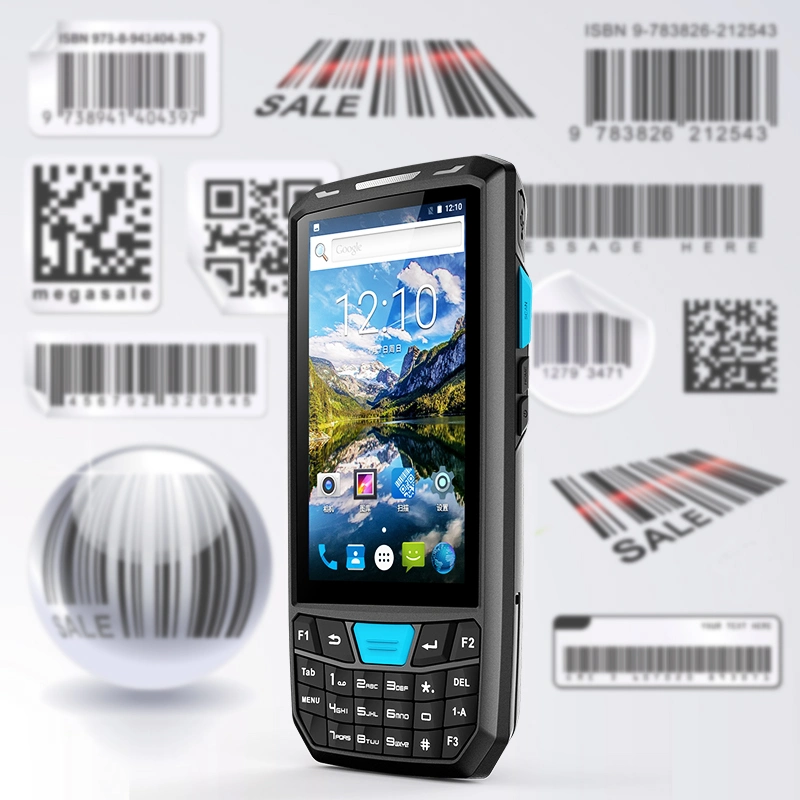 2D Handheld Android PDA Bluetooth NFC Barcode Qr Code Scanner for Inventory Logistcs Express