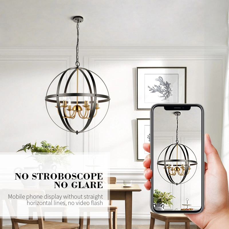 Industrial Style Pendant Light Hanginbg Light Pendant Round Light E14 Interior Lighting Home Decoration Chandelier