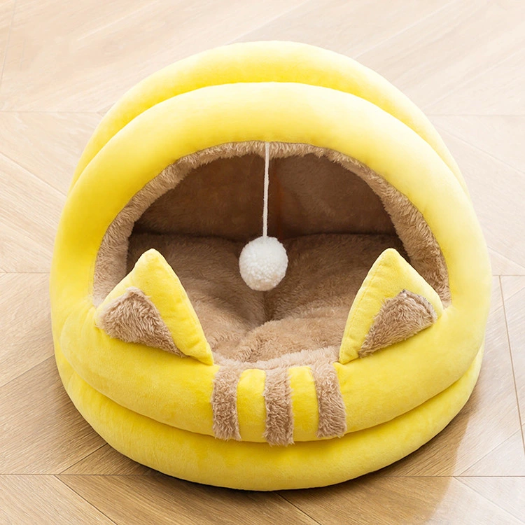 Multi Colors Luxury Donut Round Plush Dog Pet Cat Bed