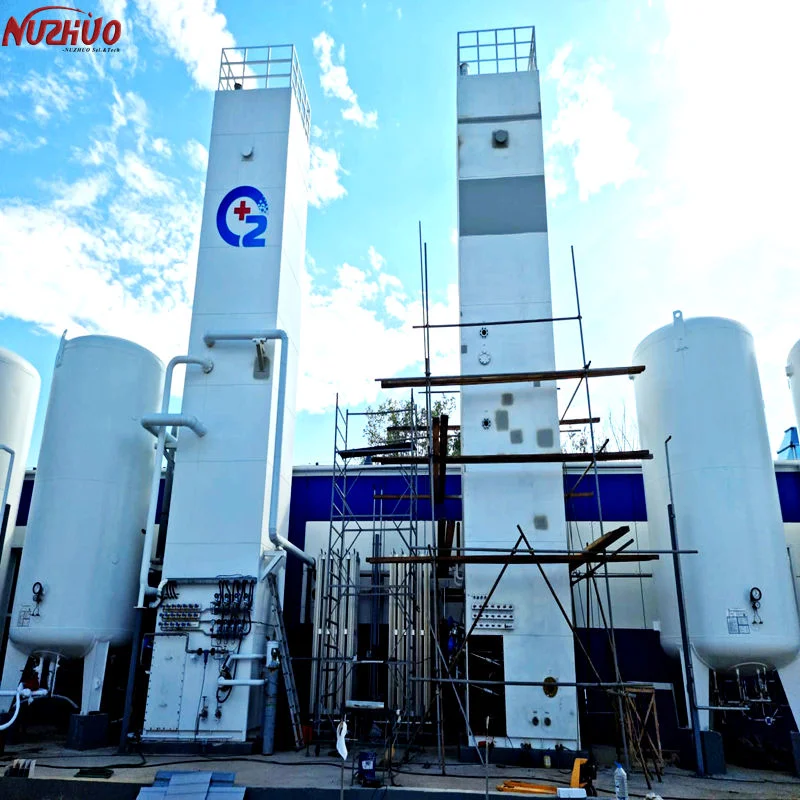 Equipamento de geração de oxigénio Nuzhuo separação de ar criogénico da estação de azoto líquido Unidade