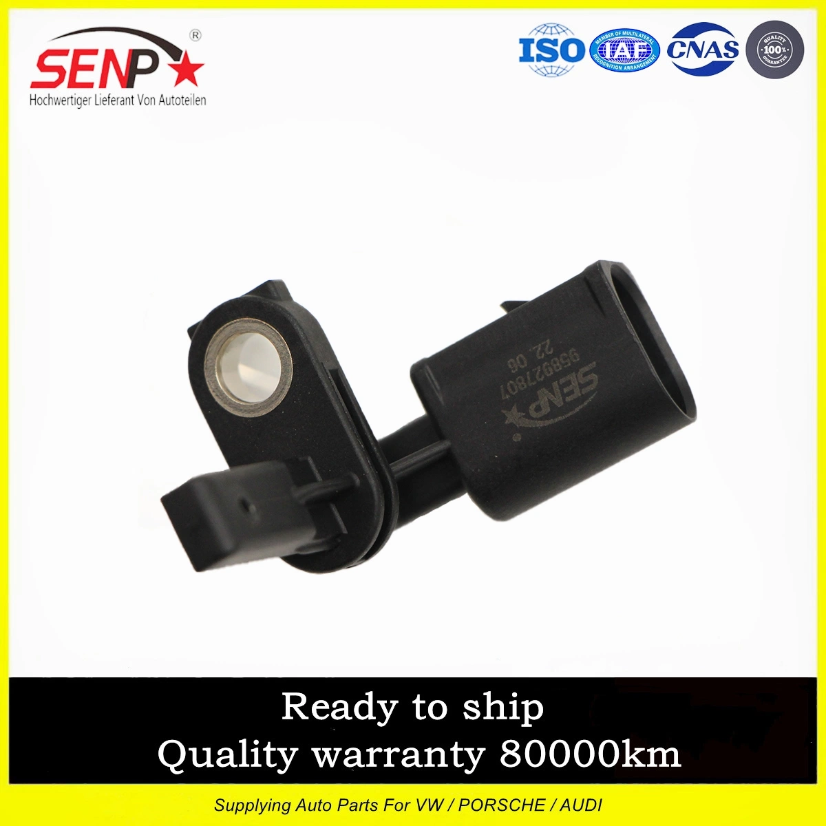 OEM 95b 927 807 Senp Original Quality Car Parts Sensor System Other Auto Parts ABS Wheel Speed Sensor/Front for 9ya for Porsche Cayenne