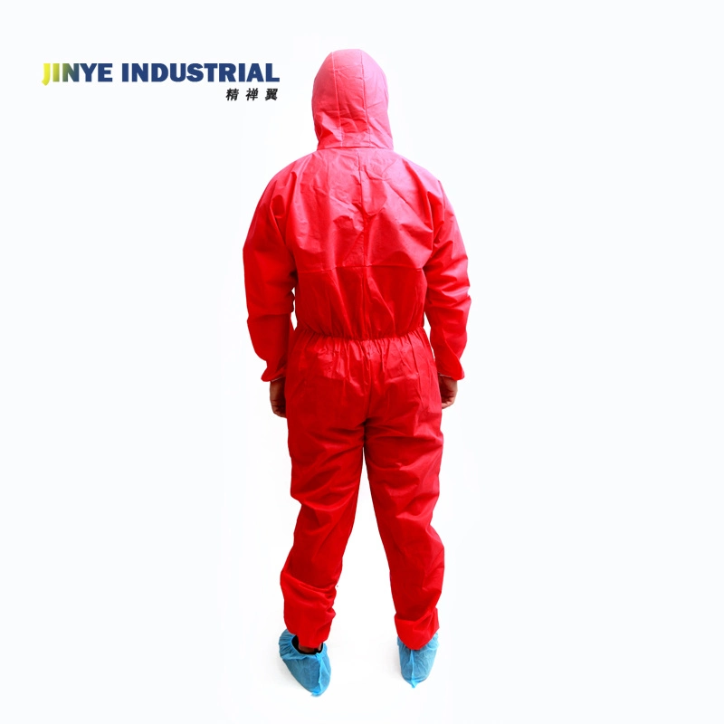 Mono desechable Industrial Uniforme de trabajo Non-Woven monos de seguridad