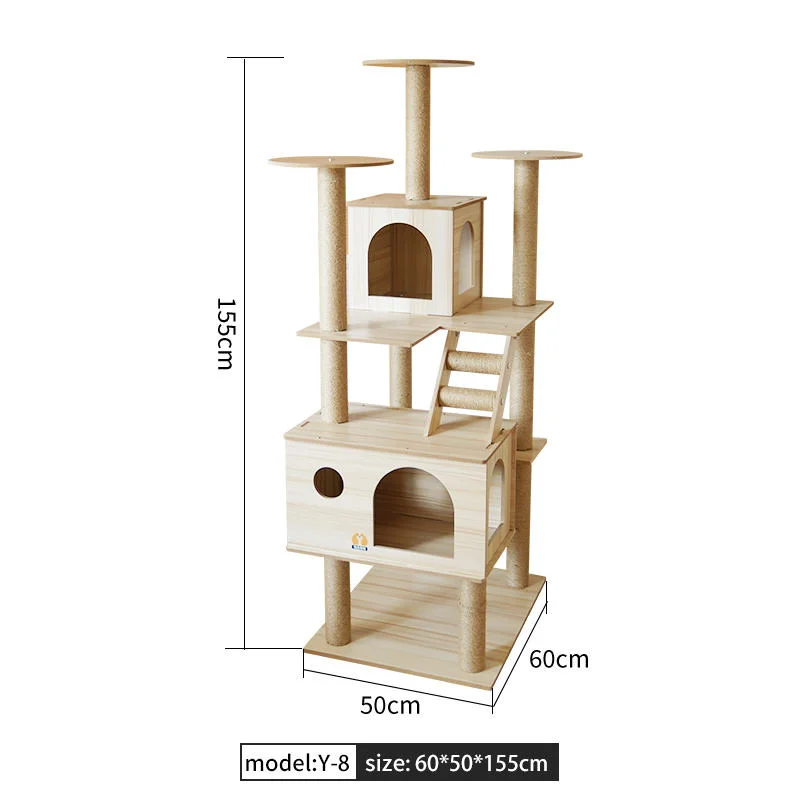 High Quality Playing Relax Sleep Climbing Frame Cat riscando Post Para gatos