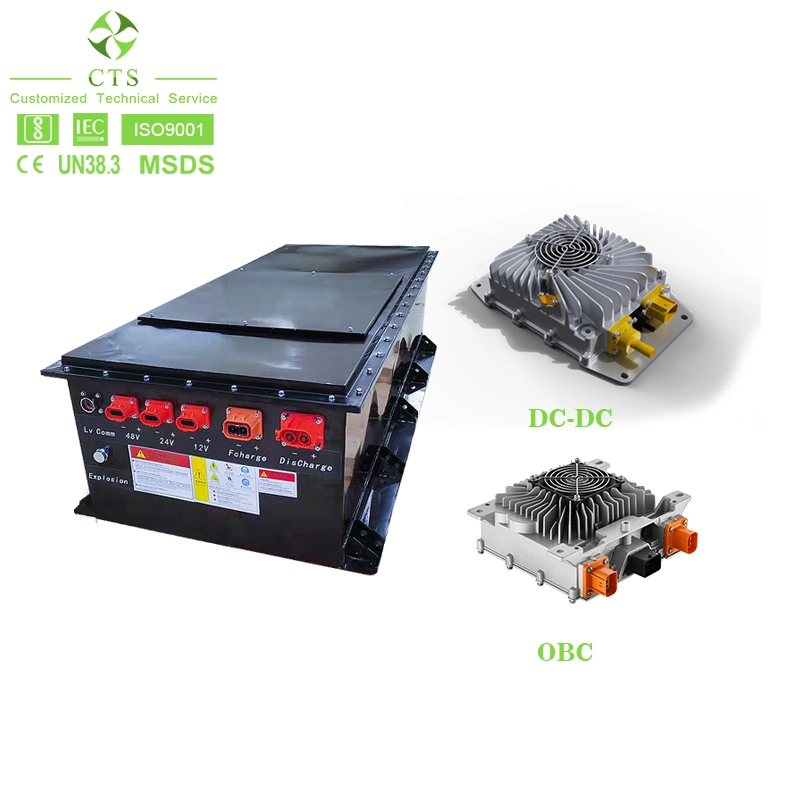 Recargable CTS 96V 400Ah 500Ah LiFePO4 Batería de litio para el bus de vehículo eléctrico EV con el coche Smart BMS