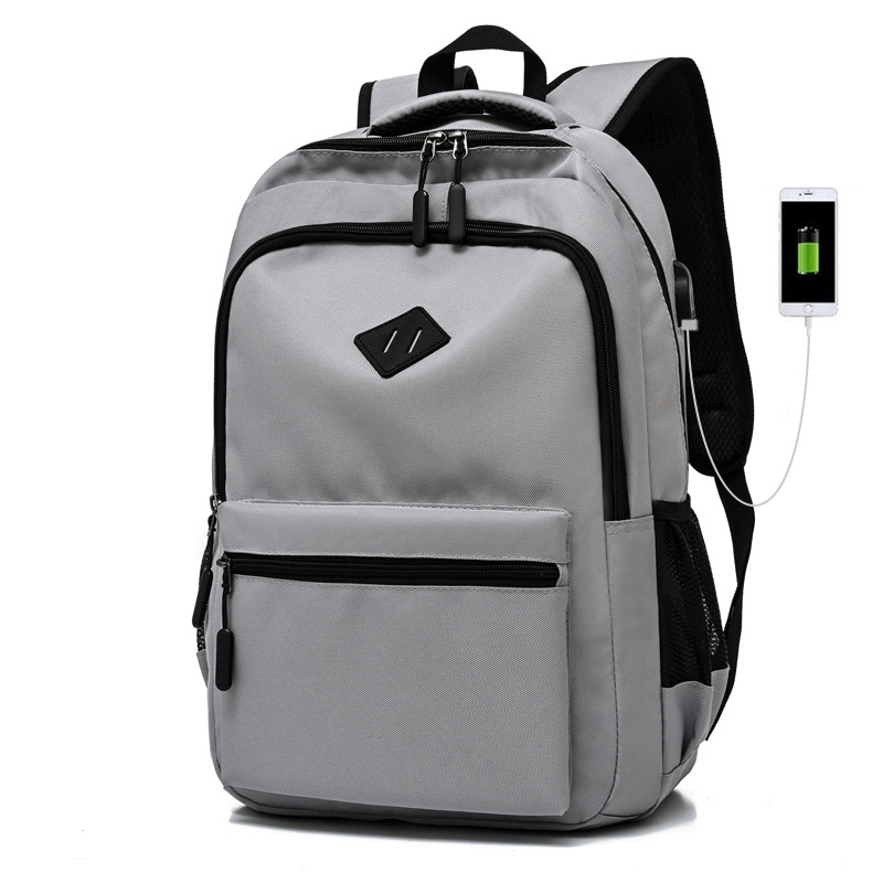 Antitheft Notebook Computer Students Shool Travel USB Charging Oxford Laptop Backpack Bag