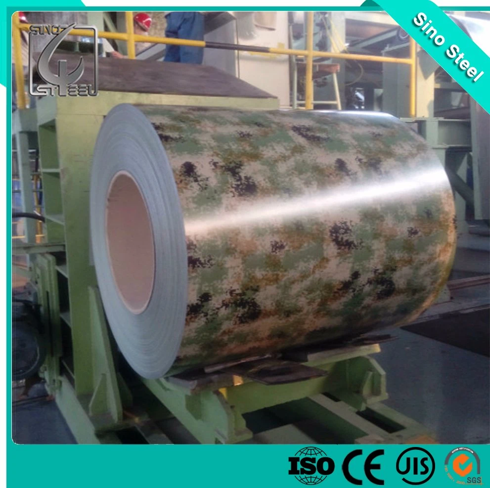 Camouflage Treatment Prepainted Galvanized Iron Rolls