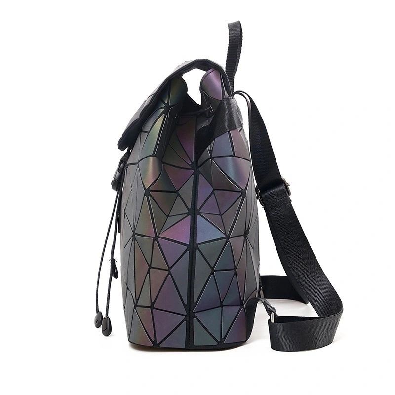 2021 Women Backpack Bags Designer Geometric Luminous Backpacks School Bags