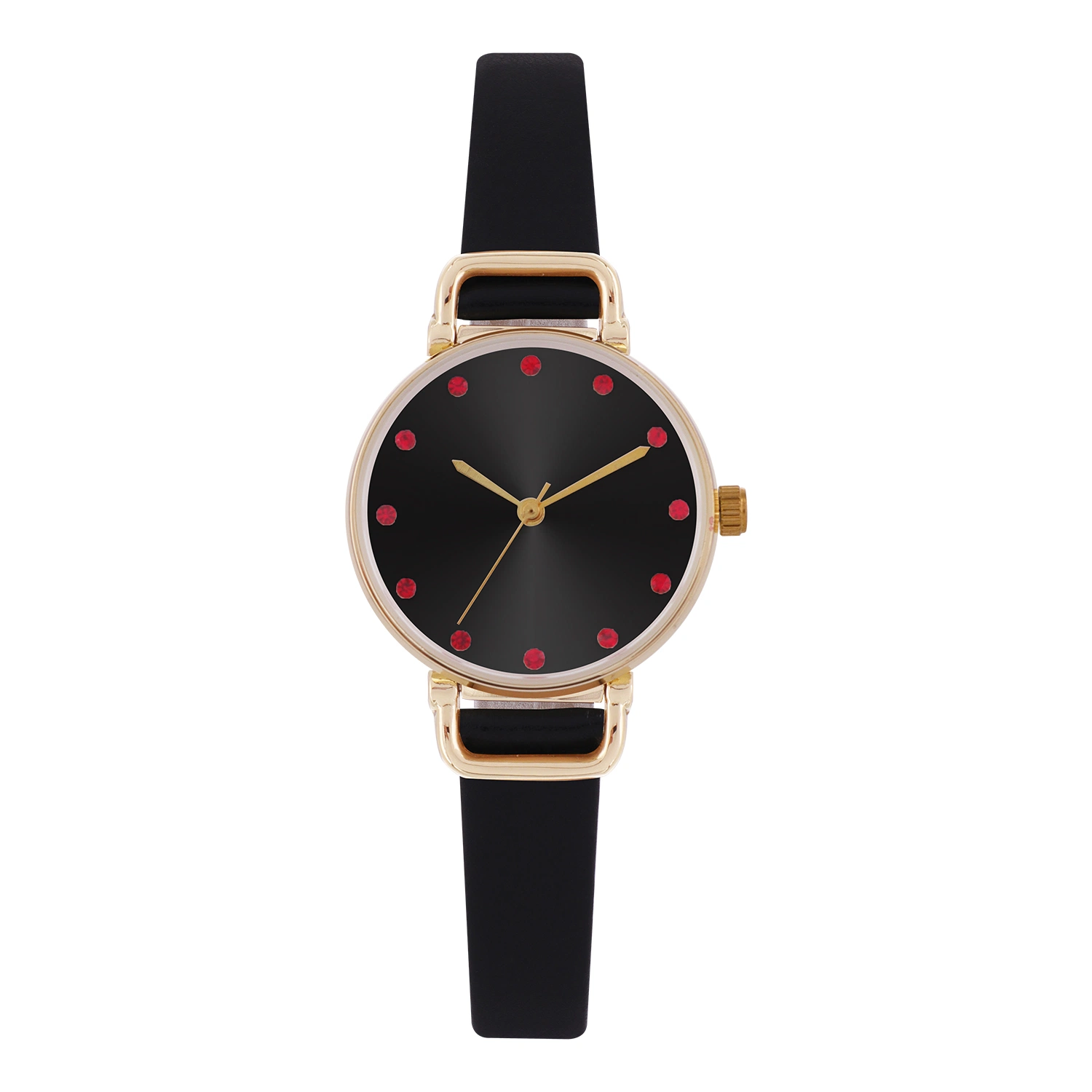 Reloj de la señora personalizado de cuero reloj de aleación reloj fábrica de relojes de regalo Vigilancia de stock