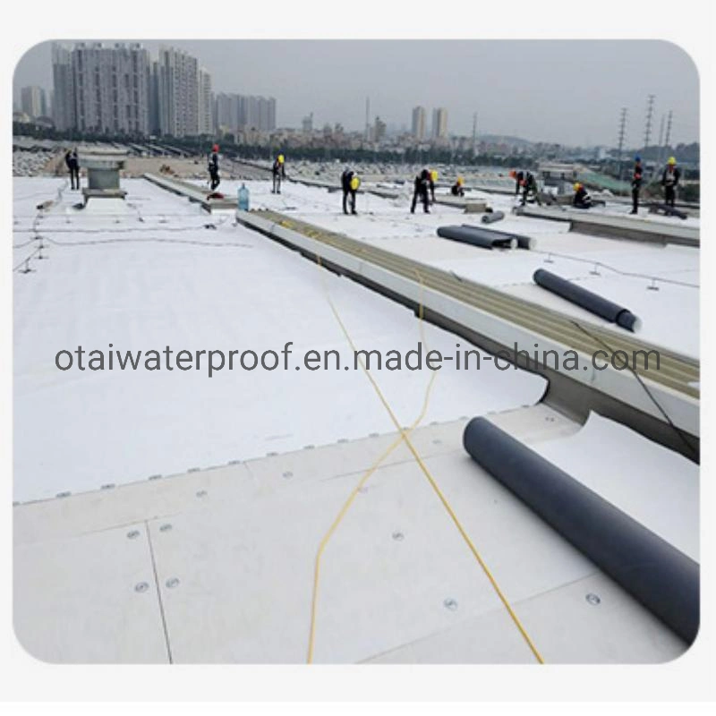 60 Mil High Tensile Strength Reinforced Waterproofing PVC Membrane