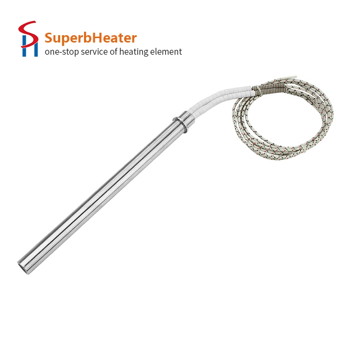 Stainless Steel 8X80mm Cartridge Heater 8mm Tube Diameter 24V/36V/110V/220V/380V 160W Single End Electric Heater Element