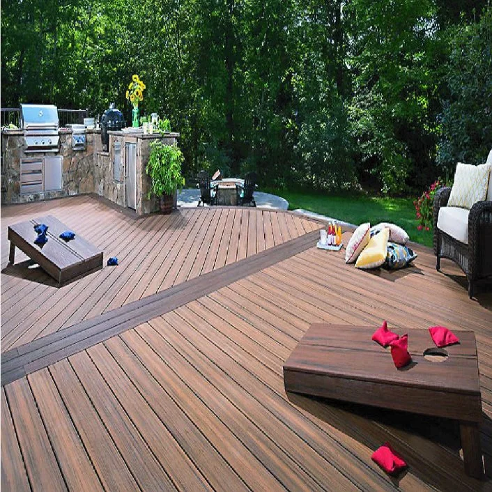 Long-Lasting All-Weather Resistant Luxury Colors Engineered Wood Plastic Composite Material