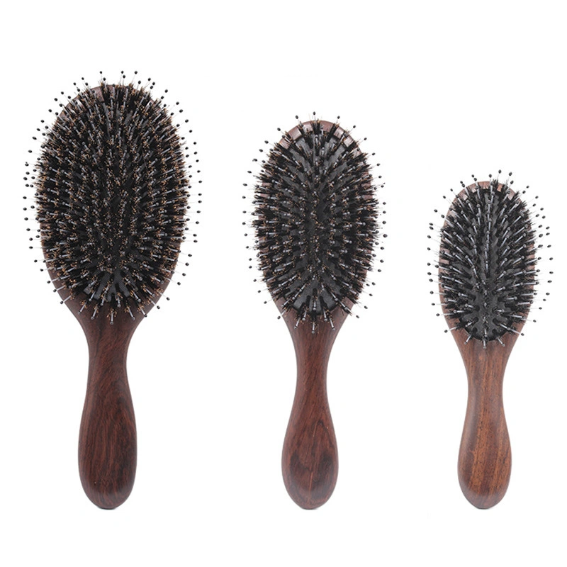 Wholesale/Supplier Ebony China Pig Bristle Massage Hair Tool Hair Brush Comb