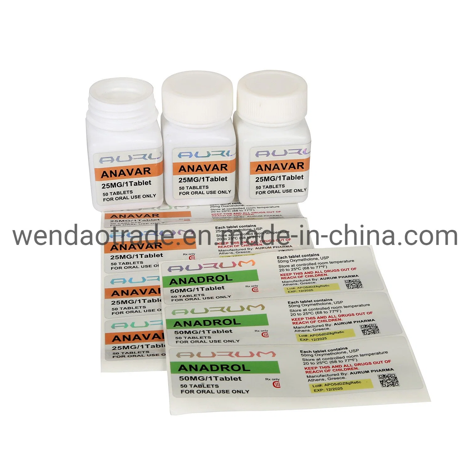 Sticker Pill Medicine Bottle Label Medical Prescription Label Coated Paper