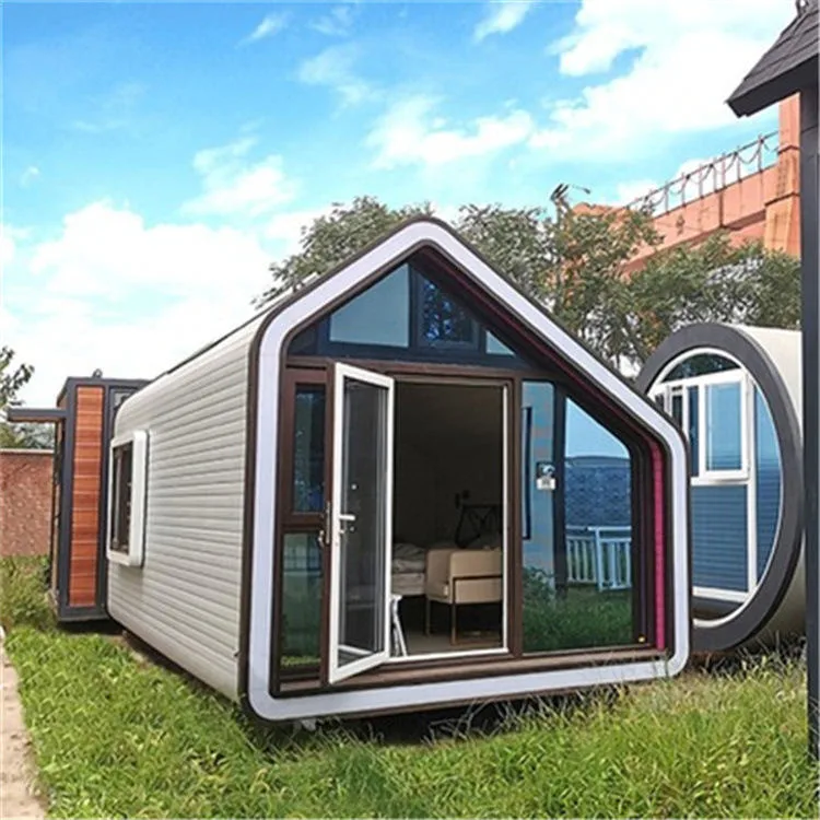 Hotel Style Multi Room Prefabricated Container Mobile Residential Building Apple Cabin