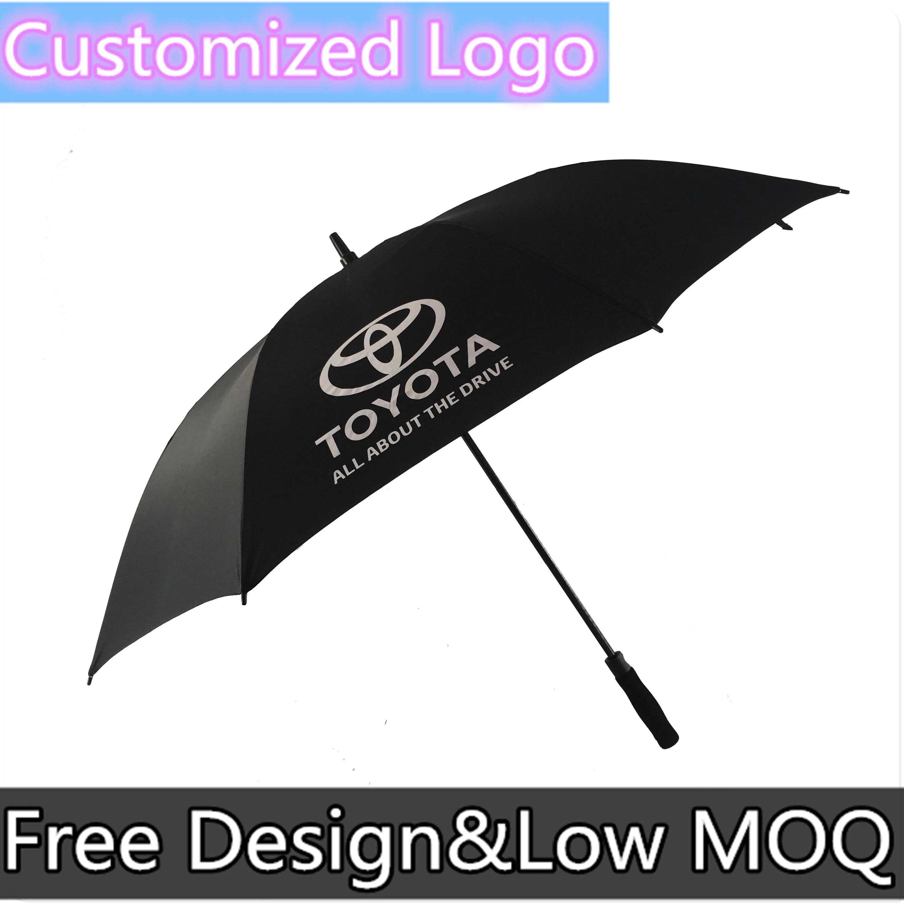 Parapluie de golf promotionnel à succès avec impression de logo