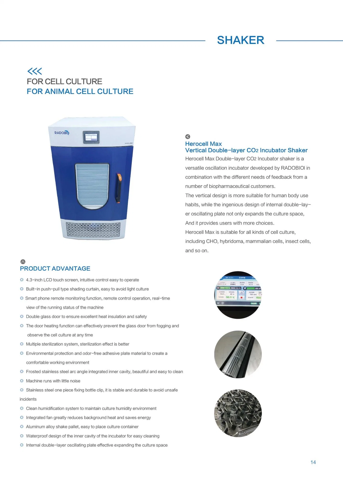 Temperatura constante de doble capa Undercounter agitando incubadora MS110