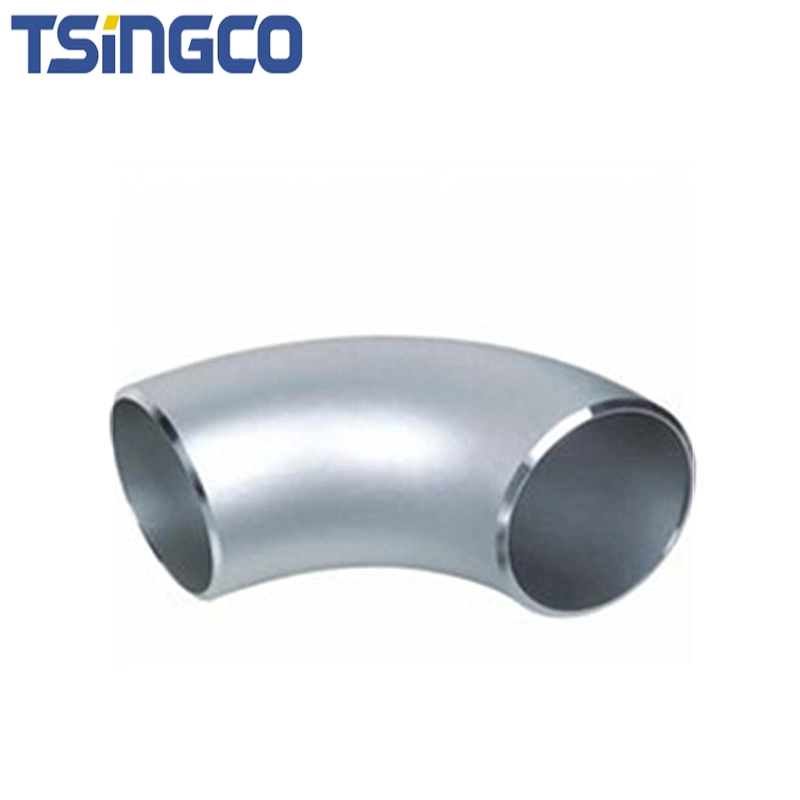 SS304 316 Stainless Steel 45/90/180 Degree Pipe Fitting Butt-Welded/Welding Elbows