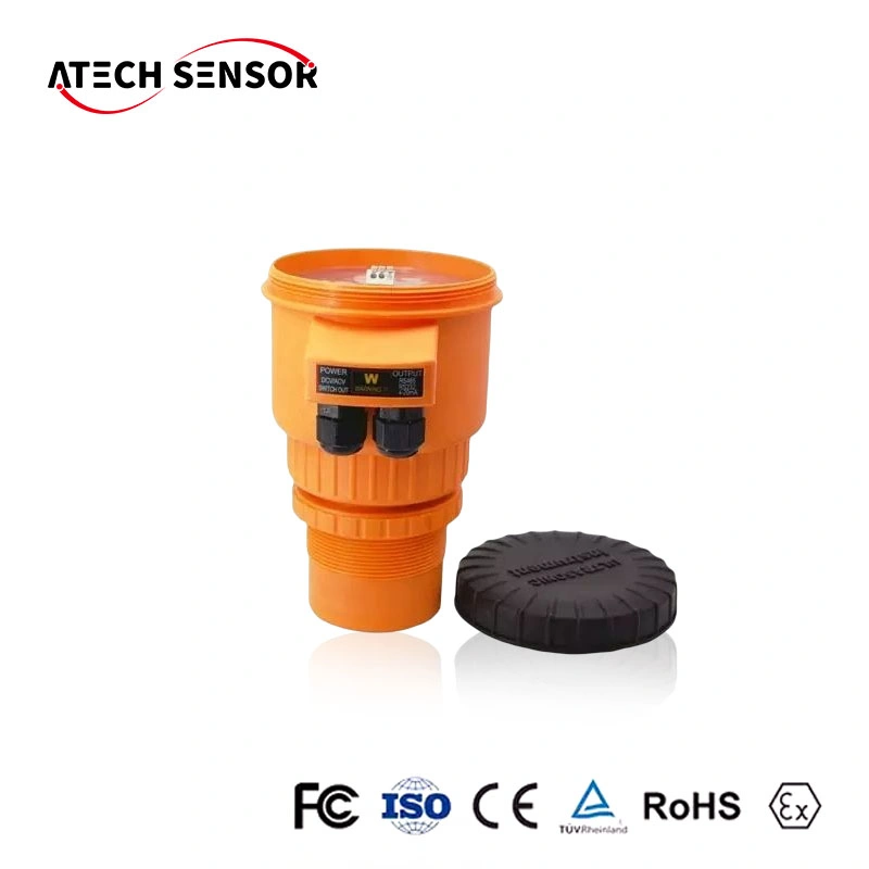 Atech 0-20 M 4-20mA Digital Water Meter Ultrasonic Liquid Level Sensor