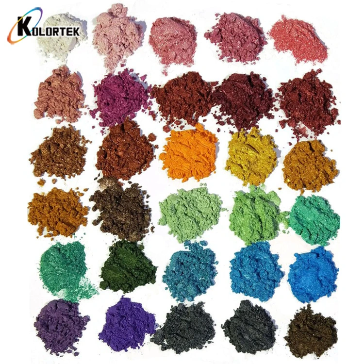 Kolortek Non-Toxic Powdered Pigments Set 24 Color Mica Powder for Epoxy Resin