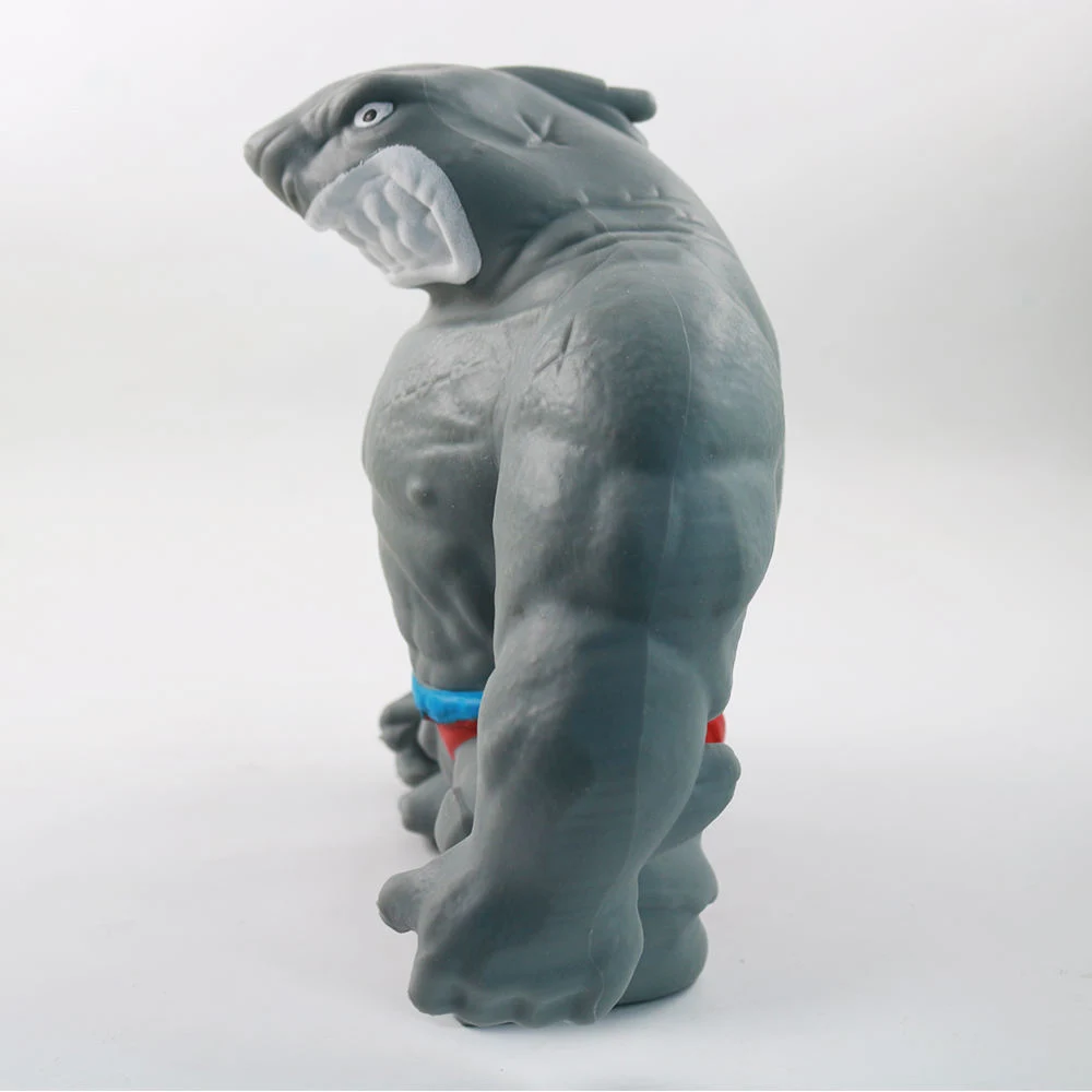 Squeeze areia cheia engraçado Tiger Fidget Toys Shark estresse Relief Aperta o brinquedo de stress Tiger Monkey de tamanho grande Toys