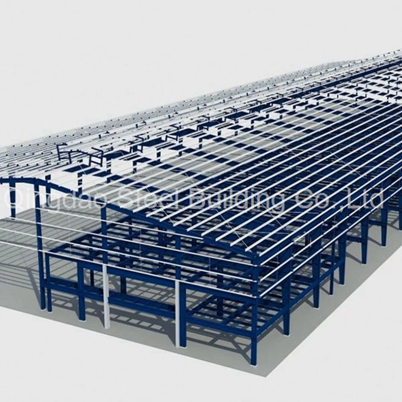 Prefabricated Engineered Steel Structure High Level Warehouse Workshop Hangar Shed Construction Building