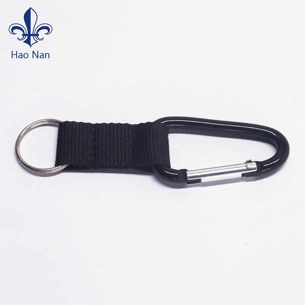 Promotion Cheap Custom Snap Carabiner Hook with Short Strap