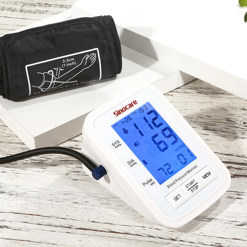 مراقبة ضغط الدم في سينوكare ضغط الدم التلقائي السريع ذراع التسليم ضغط الدم مراقبة الأسعار آلة بي بي الرقمية جهاز مراقبة ضغط الدم الخطمي