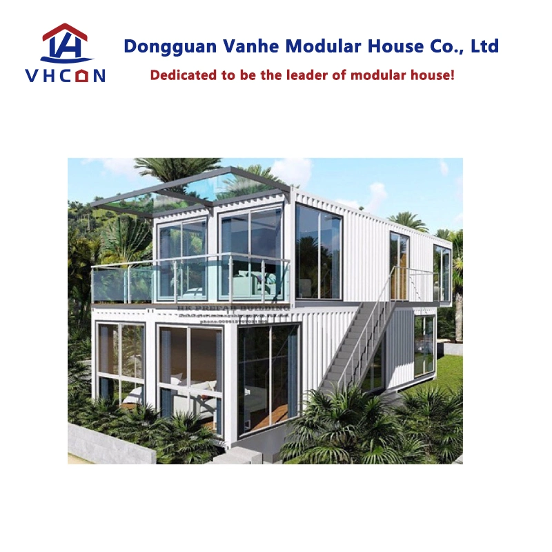 Glass Wool Sandwich Panel Accommodation Prefab Container House Prefabricated House for Sale